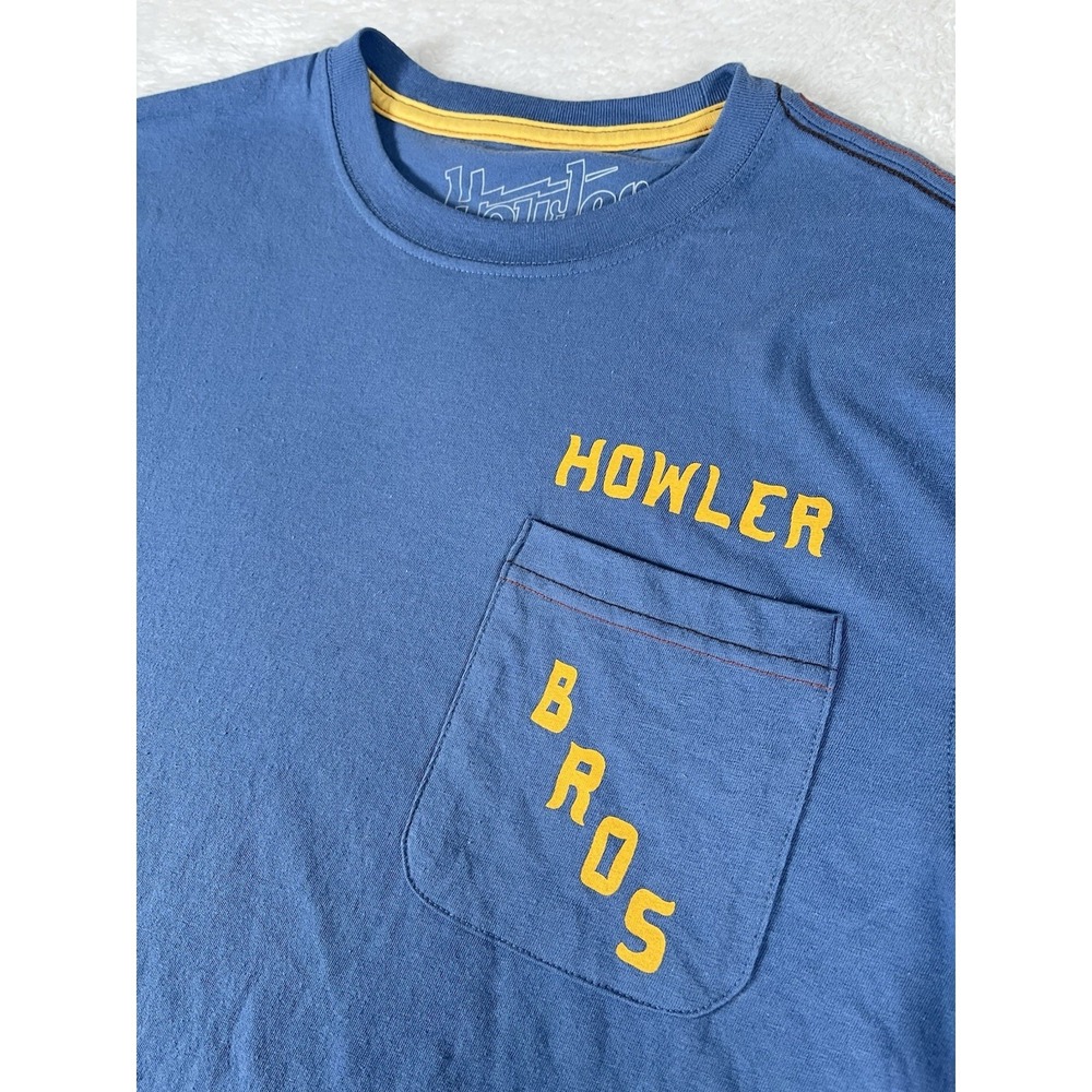 Howler Bros Prickly Pear Blue Graphic Crew Neck S/S T Shirt Men's Sz Lg NWT - Picture 5 of 10